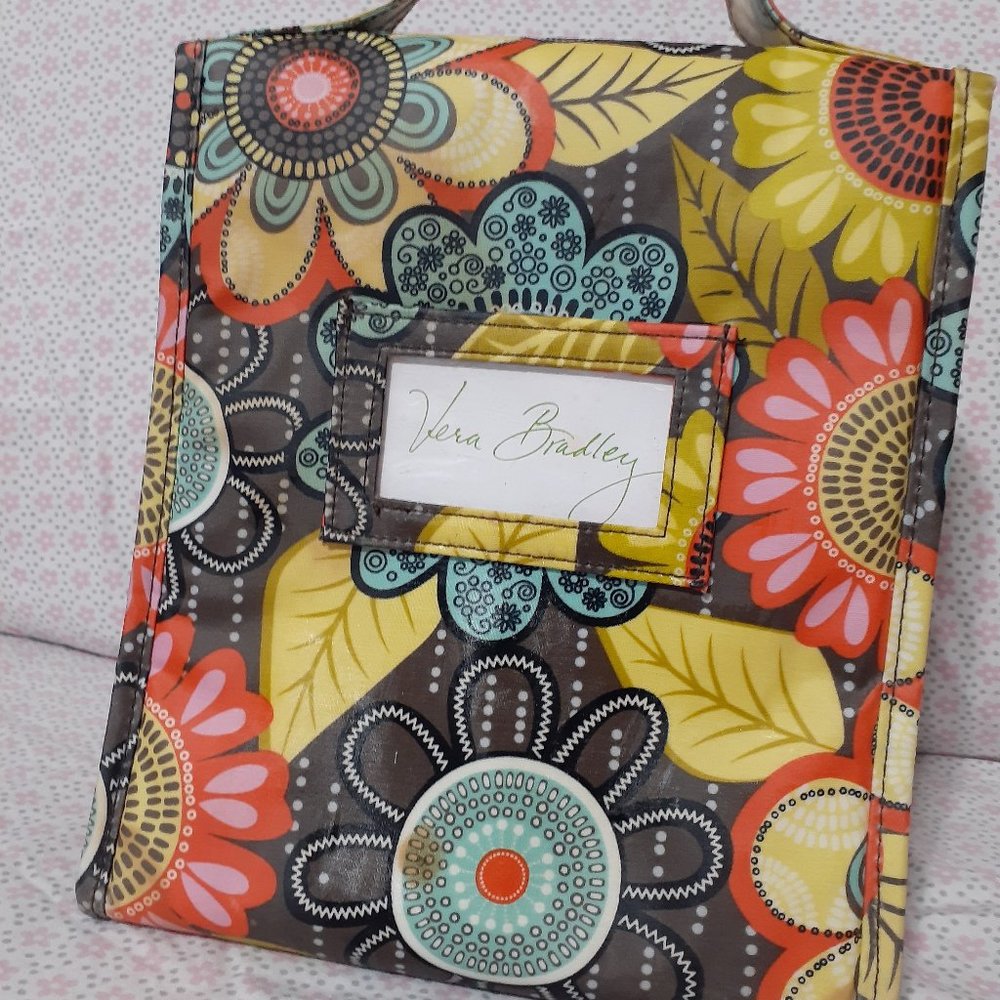 Vera Bradley Flower Shower Lunch Bag has stain
